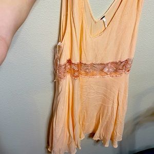 Free People Large Peach Dress